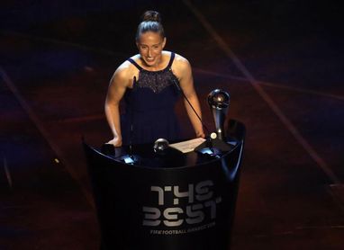 Sari Van Veenendaal, premio "The Best" a la mejor guardameta Sari Van Veenendaal, premio "The Best" a la mejor guardameta