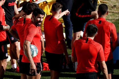 Diego Costa y el tridente, a punto para Valladolid Diego Costa y el tridente, a punto para Valladolid
