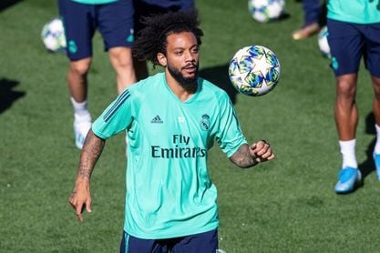 Marcelo completó la sesión con el grupo, buena nueva para Zidane Marcelo completó la sesión con el grupo, buena nueva para Zidane