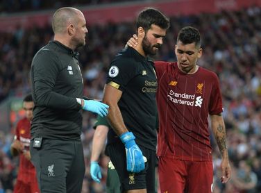 El brasileño Alisson vuelve a entrenarse con normalidad dos meses después El brasileño Alisson vuelve a entrenarse con normalidad dos meses después