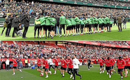 Betis y Sevilla abrirán sus entrenamientos al público este sábado. Betis y Sevilla abrirán sus entrenamientos al público este sábado.