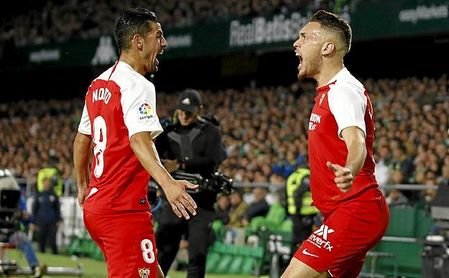 Monchi: "Nolito tiene posibilidades de seguir en el Sevilla FC" - http://estadiodeportivo.com/