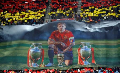 Ramos, "contento" por su homenaje, por el juego y por primer puesto de grupo Ramos, "contento" por su homenaje, por el juego y por primer puesto de grupo