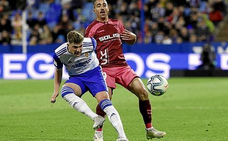 Una imagen de Guti, durante el Zaragoza-Albacete de este sábado. Una imagen de Guti, durante el Zaragoza-Albacete de este sábado.