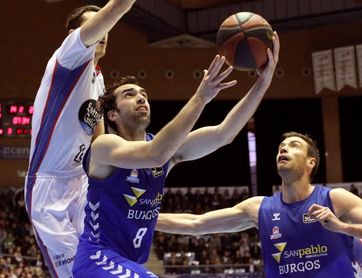 73-76. Burgos apura sus opciones de estar en la Copa venciendo al Obradoiro 73-76. Burgos apura sus opciones de estar en la Copa venciendo al Obradoiro