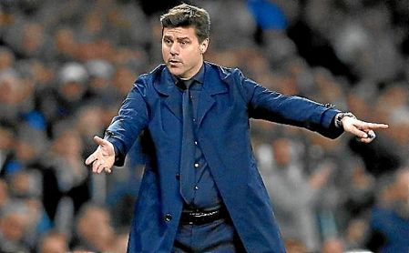 Pochettino, durante su etapa al frente del Tottenham. Pochettino, durante su etapa al frente del Tottenham.