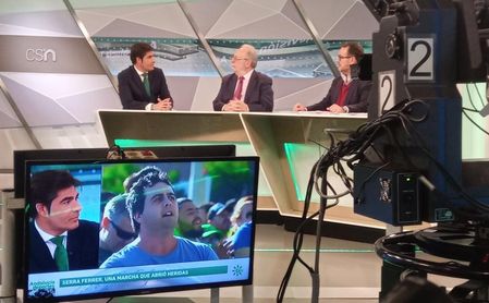 Haro, en el programa Andalucía Deportes de Andalucía Televisión. Haro, en el programa Andalucía Deportes de Andalucía Televisión.