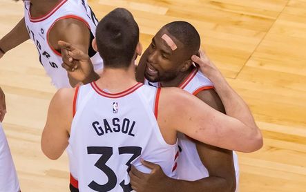 Marc Gasol, Ibaka y Rubio vuelven a disfrutar del triunfo Marc Gasol, Ibaka y Rubio vuelven a disfrutar del triunfo