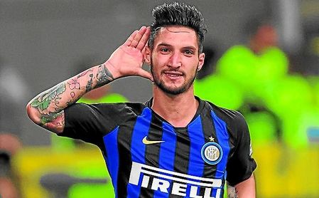 Politano, internacional absoluto con Italia, lo tenía hecho ya con la Roma. Politano, internacional absoluto con Italia, lo tenía hecho ya con la Roma.