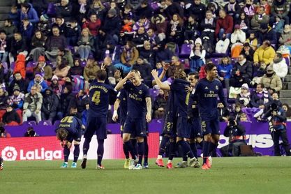 0-1. El Real Madrid se sitúa como líder gracias a un cabezazo de Nacho 0-1. El Real Madrid se sitúa como líder gracias a un cabezazo de Nacho