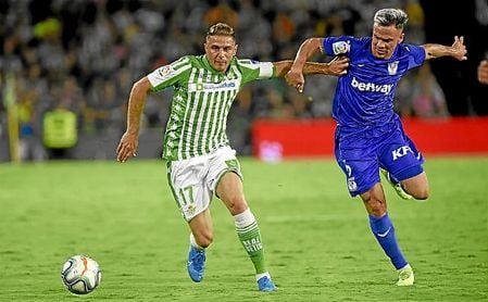 Roque Mesa, en el partido de ida ante el Betis. Roque Mesa, en el partido de ida ante el Betis.