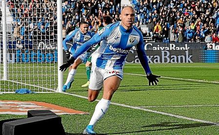 Braithwaite es la referencia ofensiva del Leganés con seis tantos en liga. Braithwaite es la referencia ofensiva del Leganés con seis tantos en liga.