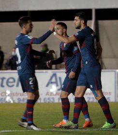 2-3. Triplete de Rafa Mir para clasificar al Huesca ...