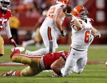 37-46. Mayfield y Browns sorprenden a Steelers y jugarán ante Chiefs 37-46. Mayfield y Browns sorprenden a Steelers y jugarán ante Chiefs