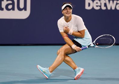 Muguruza cae ante Andreescu pero será Sorribes la que luche en cuartos Muguruza cae ante Andreescu pero será Sorribes la que luche en cuartos