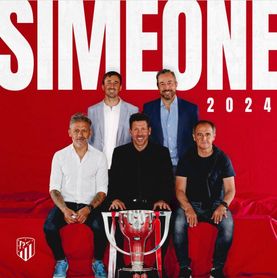 La 'era Simeone' se alarga hasta 2024 La 'era Simeone' se alarga hasta 2024
