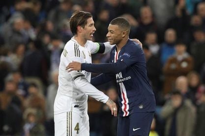 Sergio Ramos: "Me gustaría que Mbappé se quedara en el PSG" Sergio Ramos: "Me gustaría que Mbappé se quedara en el PSG"
