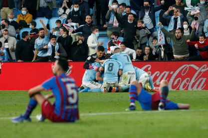 3-3. Aspas castiga en el añadido a un Barça hundido tras el descanso 3-3. Aspas castiga en el añadido a un Barça hundido tras el descanso