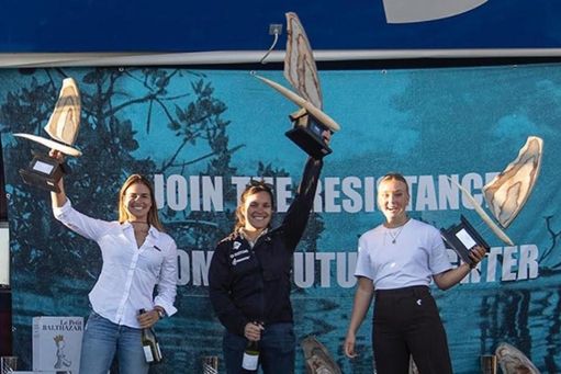 La sevillana Blanca Alabáu, en el podio mundial de la clase Foil La sevillana Blanca Alabáu, en el podio mundial de la clase Foil