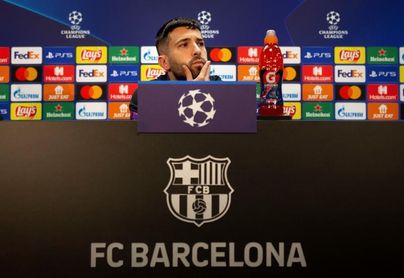 Jordi Alba: "Esta semana el chip del equipo ha cambiado" Jordi Alba: "Esta semana el chip del equipo ha cambiado"