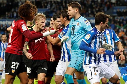 La Real Sociedad presenta alegaciones al acta del partido ante el Valencia La Real Sociedad presenta alegaciones al acta del partido ante el Valencia