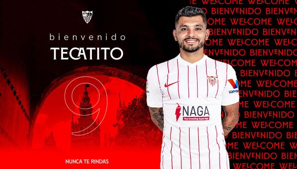Oficial: El 'Tecatito' Corona, nuevo jugador del Sevilla FC hasta 2025.