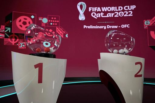 El sorteo para el Mundial de Qatar 2022.