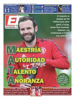 La portada de ESTADIO Deportivo para el jueves 5 de mayo de 2022