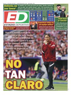 La portada de ESTADIO Deportivo para el jueves 2 de junio de 2022