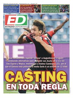 La portada de ESTADIO Deportivo para el miércoles 8 de junio de 2022