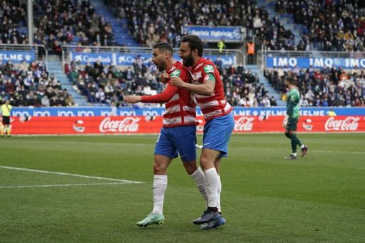 Germán Sánchez celebra un gol